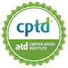 CPTD, ATD Certification Institute badge